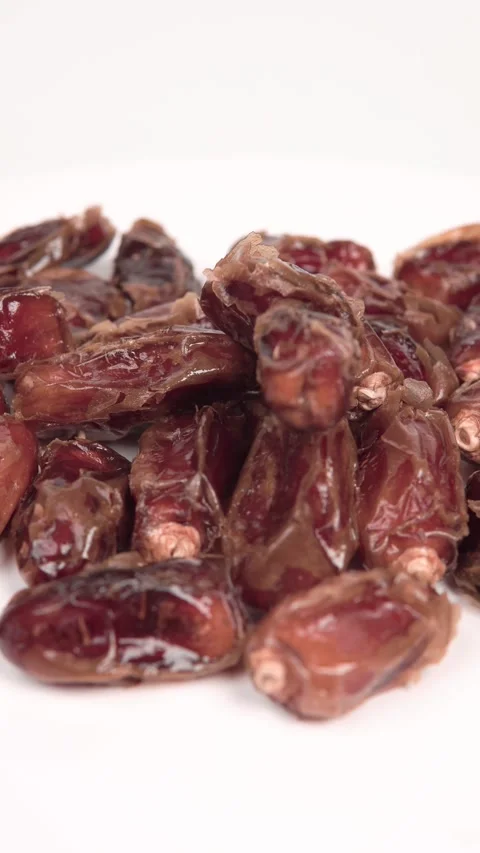Dates isolated on white Stock Footage 330317517