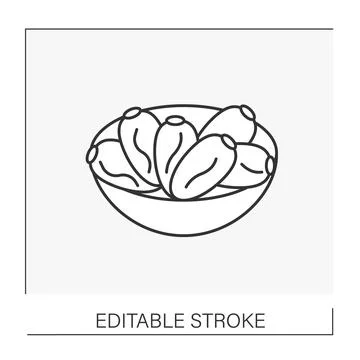 Dates line icon イラスト素材