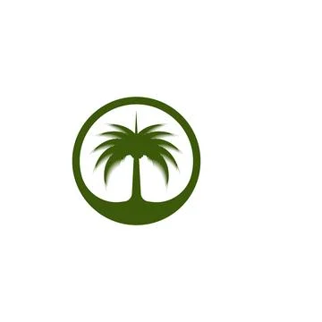 Dates tree  Logo Template vector symbol Stock Illustration