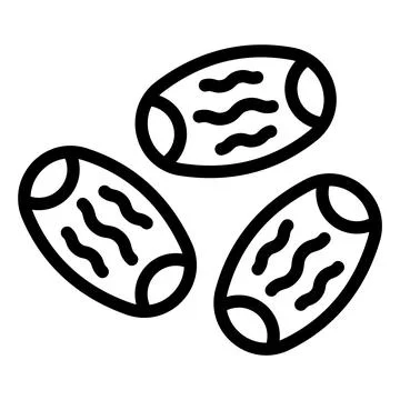 Dates Vector Icon Design Illustration Stock Illustration