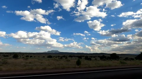 Datil, New Mexico July 30 2023 Timelapse Driving Quemado Vídeos de archivo 303889236