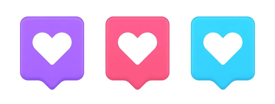 Dating application mobile interface button with heart social network communic Illustrazione stock