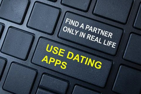 Dating apps Stock Photos