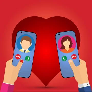 Dating concept Stock Illustration
