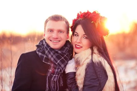 Dating couple Stock Photos