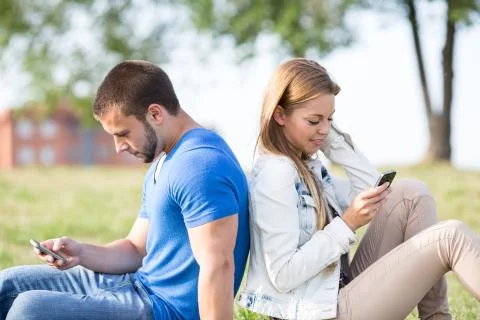 Dating couples Stockfoto's