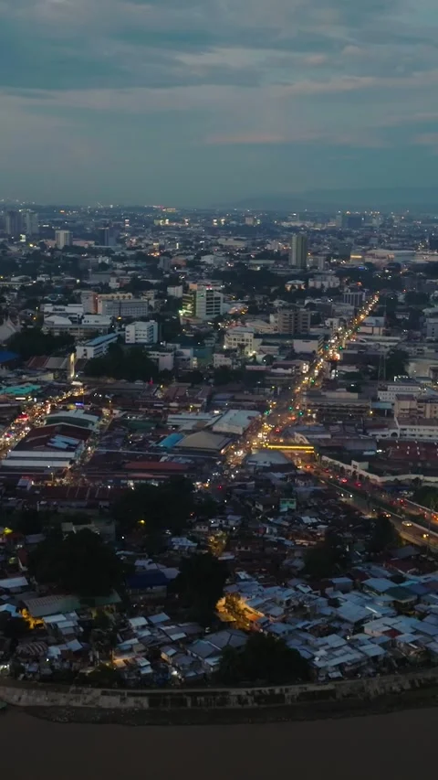 Davao City in the Philippines. Stock Footage 323234323