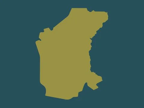 Davao del Sur, Philippines. Solid color shape 스톡 일러스트