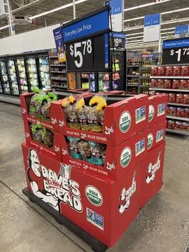 Daves Killer Bread Organic Bread Display at Walmart Stock Photos