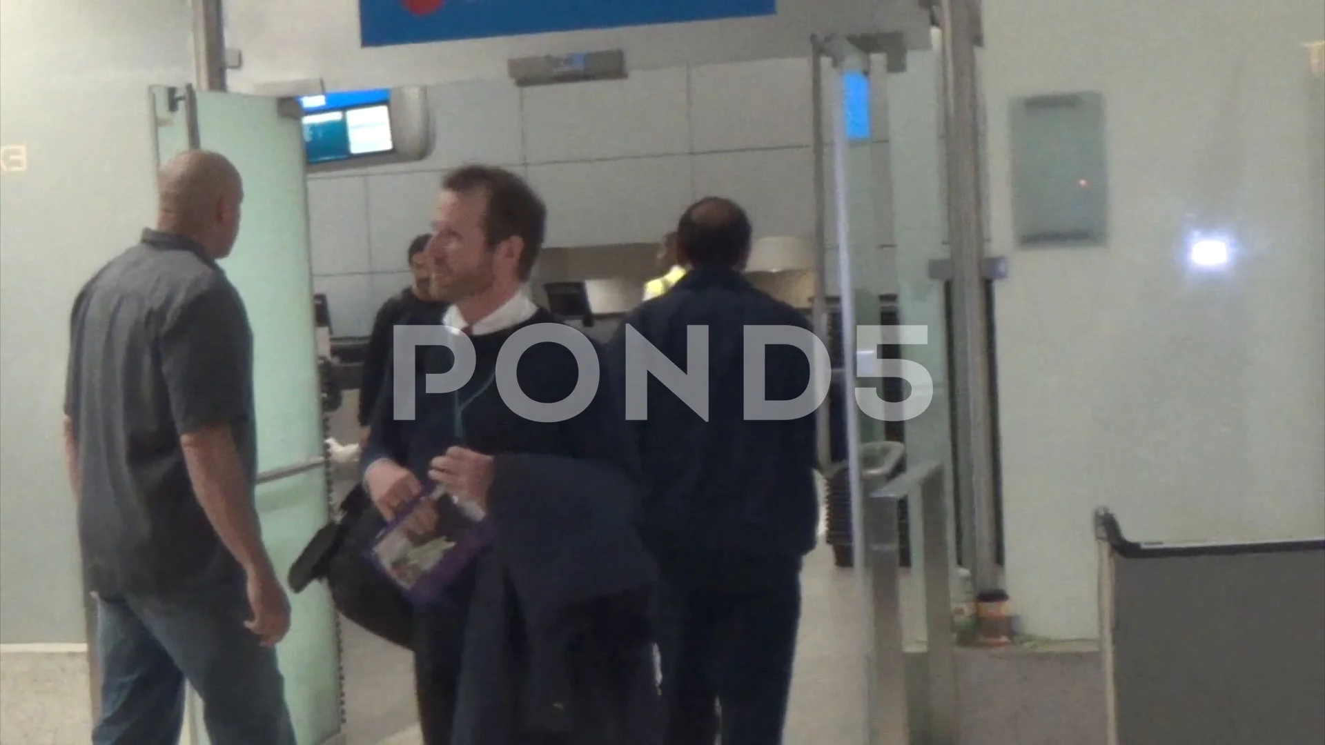 David beckham arrives lax airport hi-res stock photography and