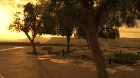 David Ben Gurion`s Tomb Stock Footage 722045