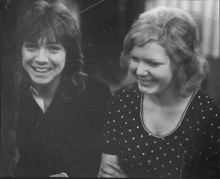David Cassidy And Devoted Fan Laura Cobain From Aberdeen. Stock Photos