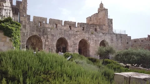 David Citadel Tower of David Stock Footage 144053294