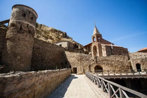 David gareja cave monastery Stock Photos