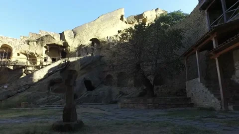 David Gareja monastery complex Stock Footage 204048140