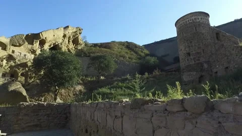 David Gareja monastery complex Stock Footage 204048153