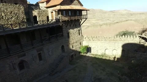 David Gareja monastery complex Stock Footage 204048164