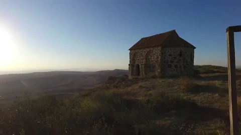 David Gareja monastery complex Stock Footage 204048175