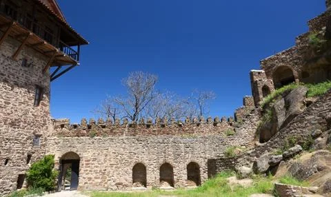 David gareja monastery complex. georgia. Stock Photos
