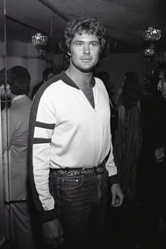 David Hasselhoff at the opening night of La Cage Aux Folles Supper Club in Los Foto stock