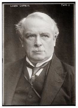 David Lloyd George Foto stock