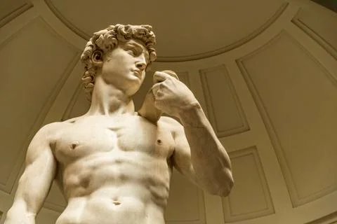 David by Michelangelo, Florence Stock Photos