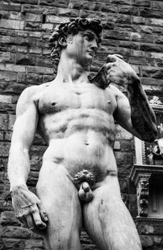 David by Michelangelo, Florence Foto stock