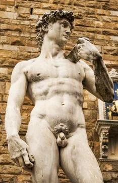 David by Michelangelo, Florence Stock Photos