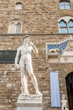 David of Michelangelo, Florence Stock Photos