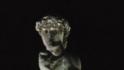 David of Michelangelo Video stock 78574773