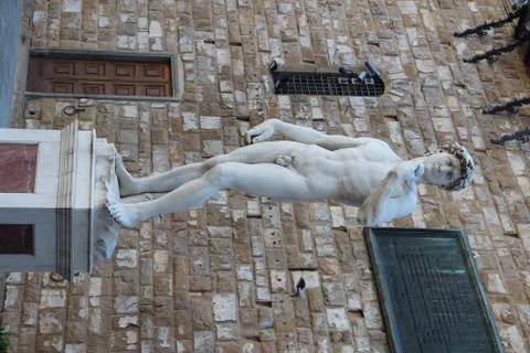 David by michelangelo 库存照片