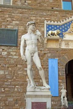 David of Michelangelo Stock Photos