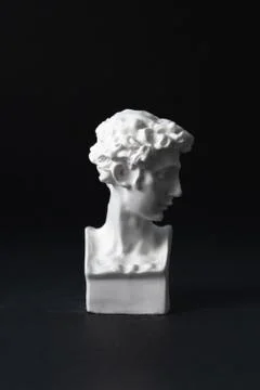 David plaster in a black background	 Stock Photos