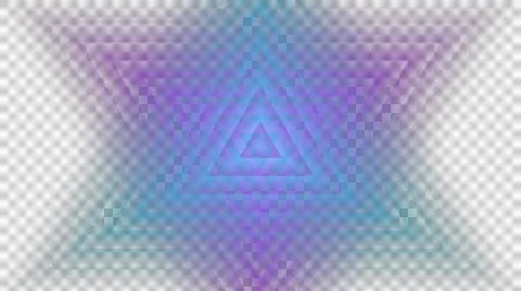 David star lights with alpha  Stock Footage 46034878