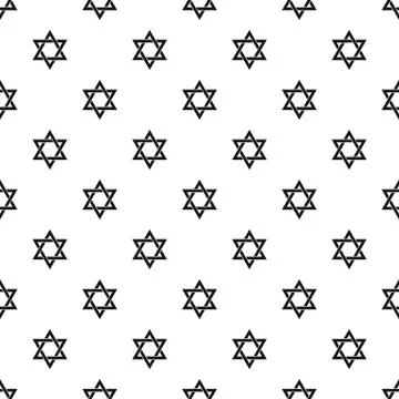 David star pattern seamless Stock Illustration