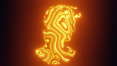 David statue on isolated background Illustration