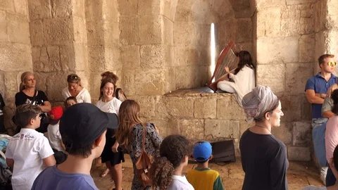 David Tower, Jaffa Gate, Jerusalem Old City 库存影片 124530346