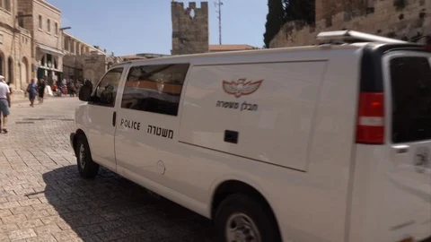 David Tower, Jaffa Gate, Jerusalem Old City 库存影片 124530852