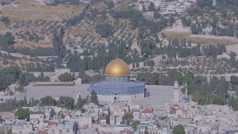 David Tower, Jerusalem, 4k drone footage Stock Footage 165192534