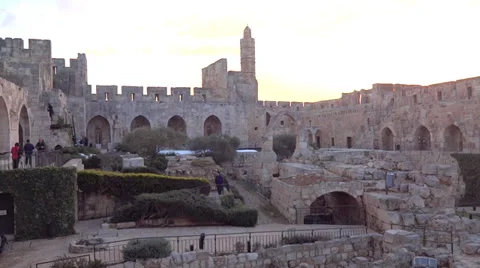 David tower jerusalem Видео 33758002