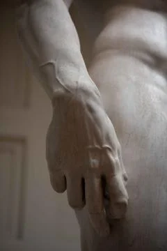 Davids Hand Stockfoto's