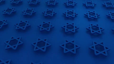 David's Star Background Stock Footage 254806802