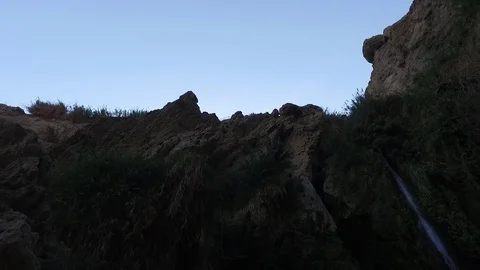 Davids Waterfall 1 Stock Footage 78658156