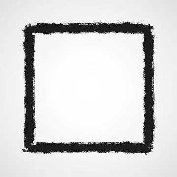 Dawing of square framework. Vector illustration. Stock Illustration