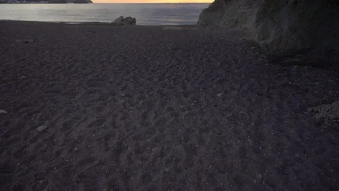 Dawn on the beach of Cabo de Gata Stock Footage 91027199