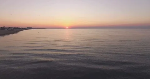 Dawn on the beach. Stock Footage
