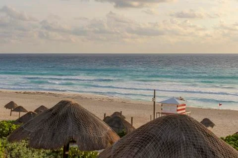 Dawn at the beach Stock Photos