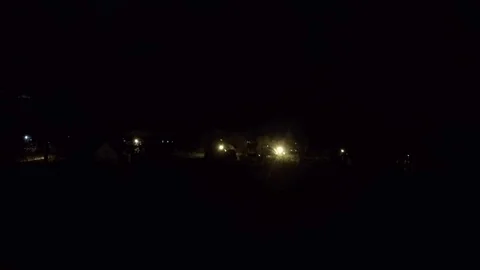 Dawn in Begunitsy timelapse Stock Footage