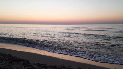 Dawn on the black sea Stock Footage 243172182