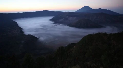 Dawn in Bromo Stock Footage 57665817